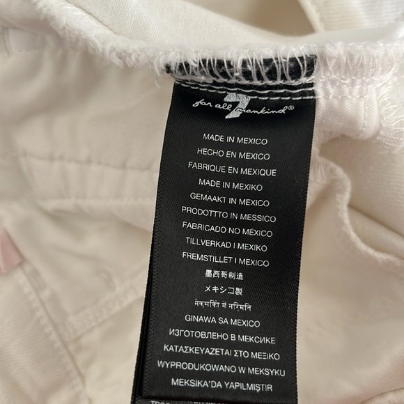 Jen 7 by 7 for all Mankind white denim pencil skirt - Picture 4 of 4